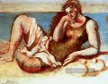 Baigneuse 1908 kubist Pablo Picasso